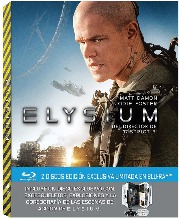 Fotografías del Digibook de Elysium en Blu-ray