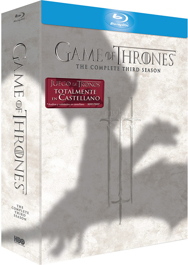 Carátula y extras de Juego de Tronos 3ª temporada en Blu-ray