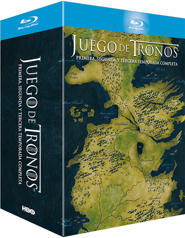 Carátula del Blu-ray de Juego de Tronos - Temporadas 1 a 3