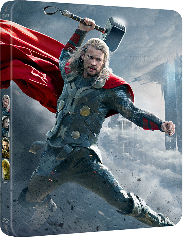 Portadas de Thor: El Mundo Oscuro en Blu-ray, Blu-ray 3D y Steelbook