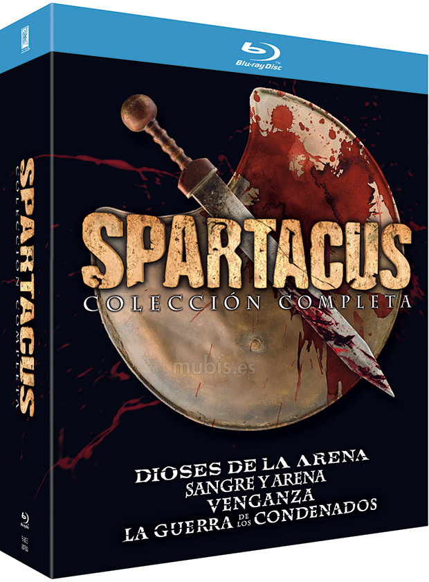 Carátula del Blu-ray de Spartacus - Serie Completa