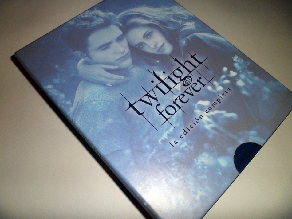 Fotografías del pack  Twilight Forever de la Saga Crepúsculo en Blu-ray