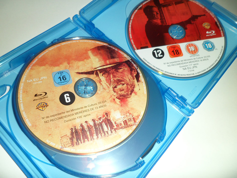 Fotografías de la Colección Clint Eastwood con 20 películas en Blu-ray