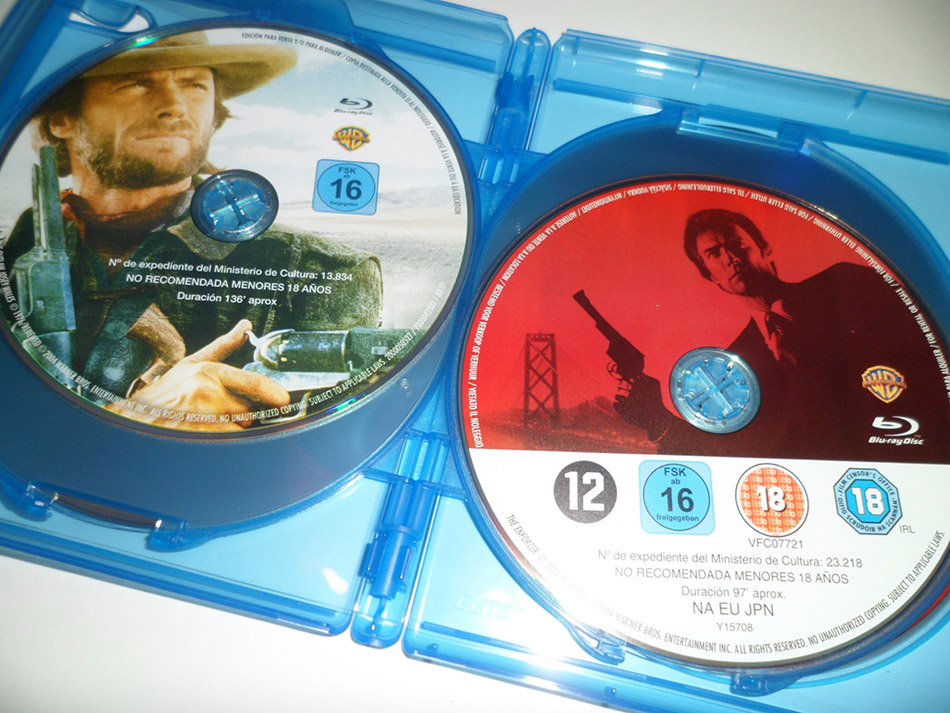 Fotografías de la Colección Clint Eastwood con 20 películas en Blu-ray