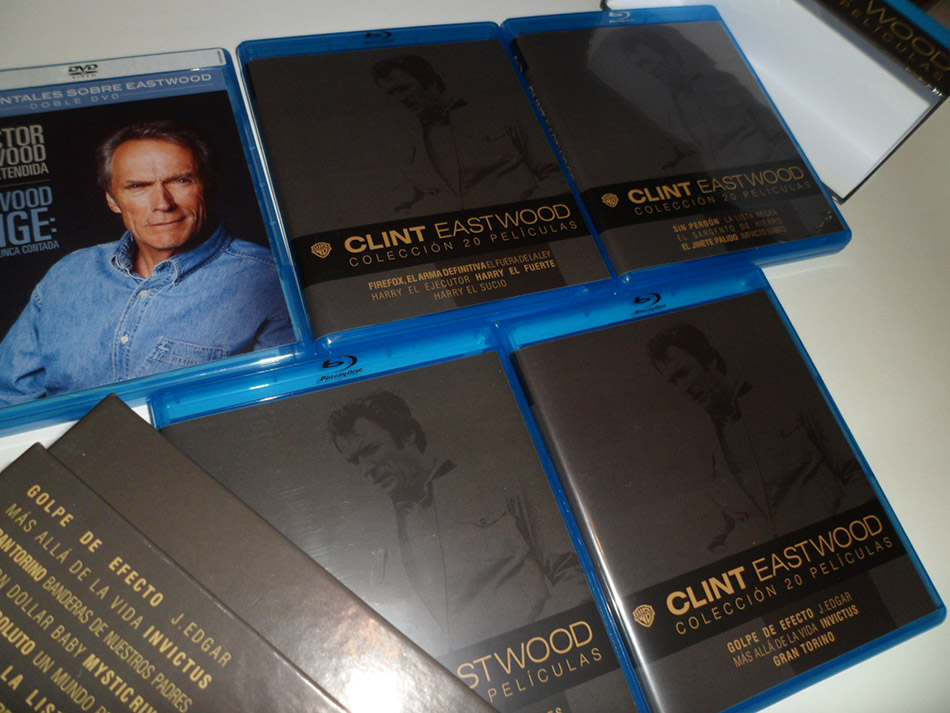 Fotografías de la Colección Clint Eastwood con 20 películas en Blu-ray