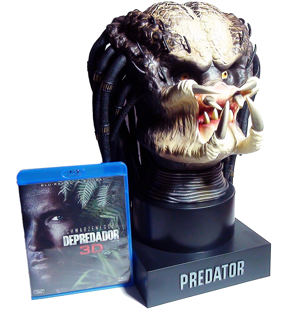 Fotografías del Blu-ray de Depredador edición coleccionista con Cabeza 21