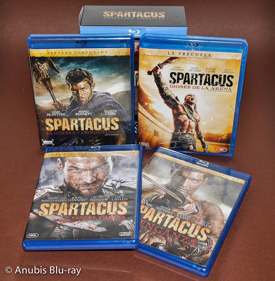 Fotografías y vídeo de Spartacus serie completa en Blu-ray 24