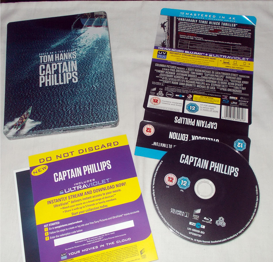 Fotografías del Steelbook de Capitán Phillips en Blu-ray (Reino Unido) 10
