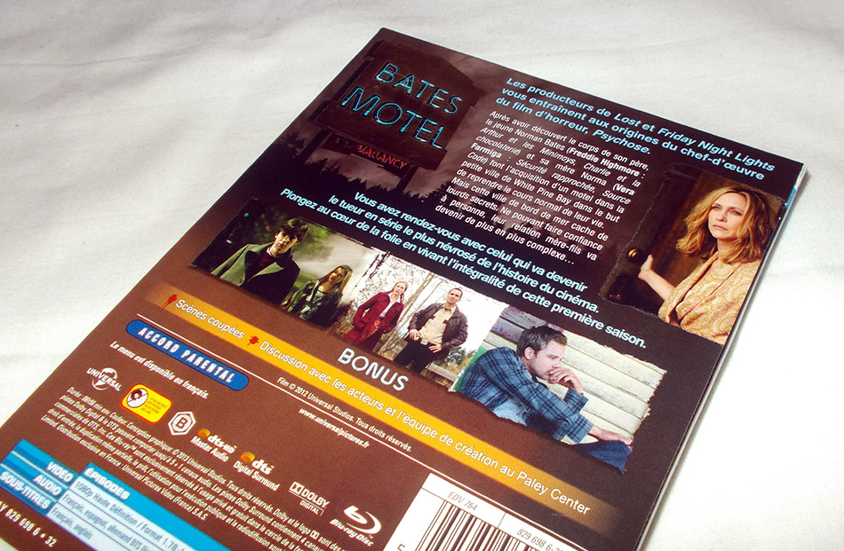 Fotografías de la 1ª temporada de Bates Motel en Blu-ray (Francia) 2
