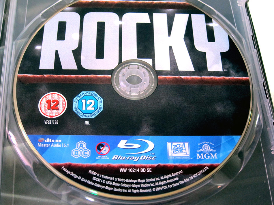 Fotografías del Steelbook de Rocky edición remasterizada Blu-ray (UK) 8