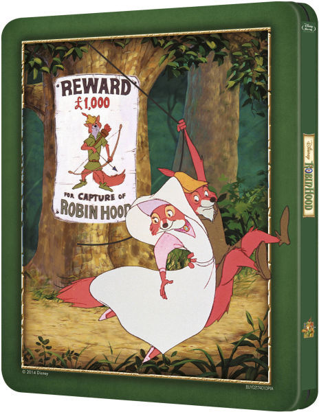 Steelbook de Robin Hood de Disney exclusivo de Zavvi