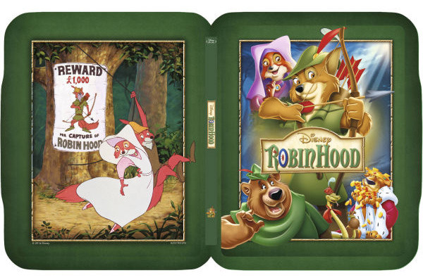 Steelbook de Robin Hood de Disney exclusivo de Zavvi