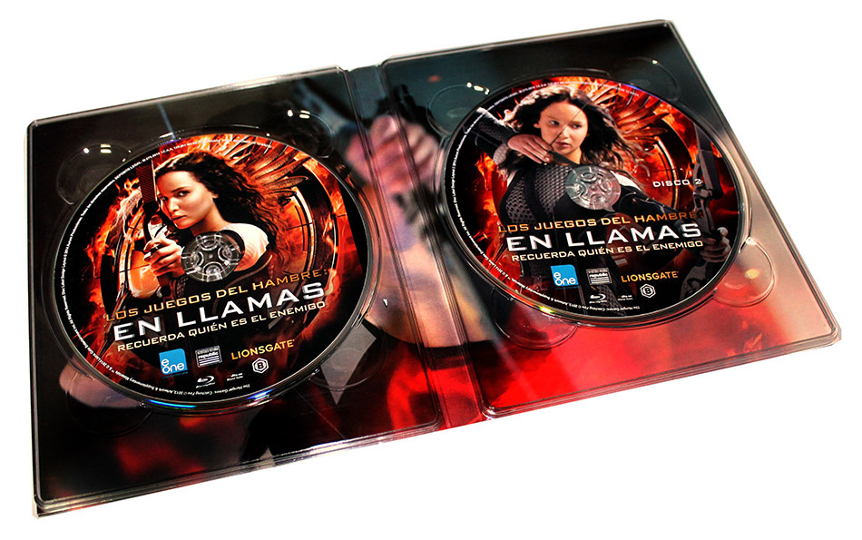 Fotografías del digipak de Los Juegos del Hambre: En Llamas Blu-ray 5