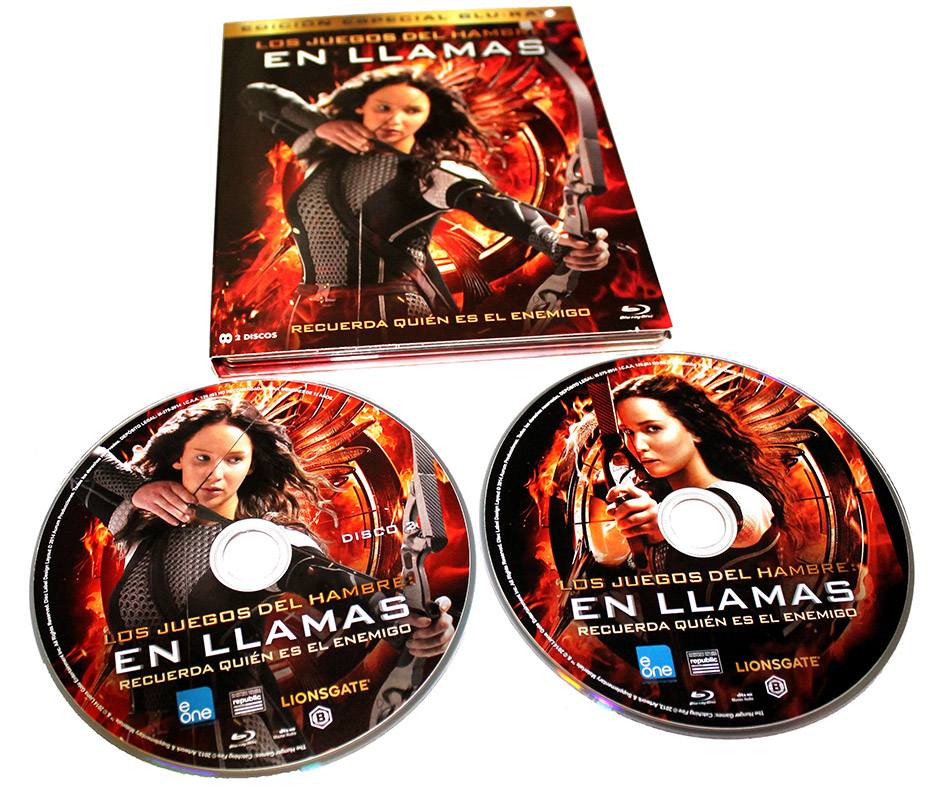 Fotografías del digipak de Los Juegos del Hambre: En Llamas Blu-ray 9