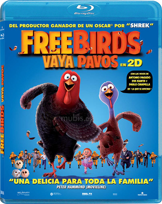 Detalles del Blu-ray de Free Birds (Vaya Pavos)