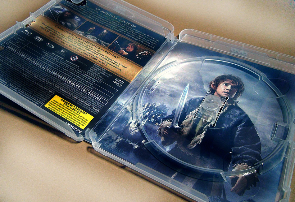 Fotografías de la edición especial El Hobbit: La Desolación de Smaug en Blu-ray 17