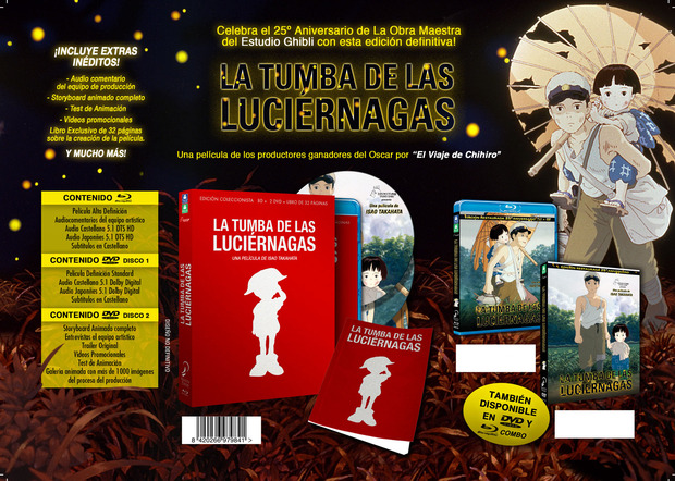 Datos de La Tumba de las Luciérnagas - Edición Coleccionista en Blu-ray