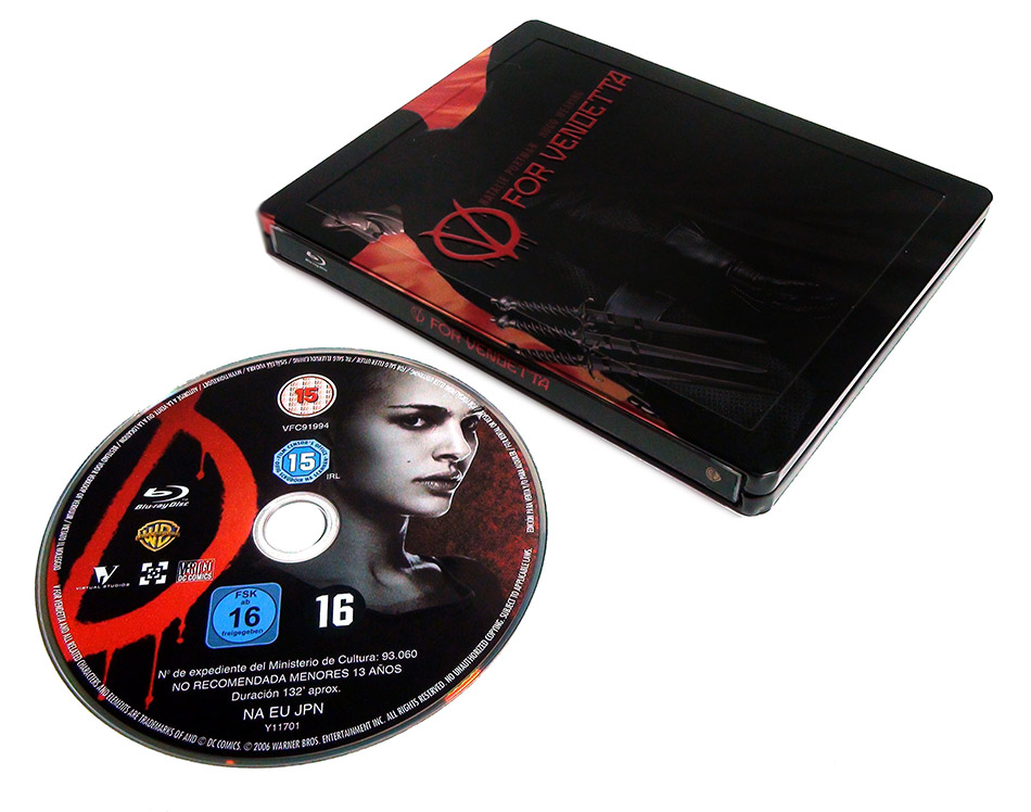 Fotografías del Steelbook de V de Vendetta en Blu-ray 15