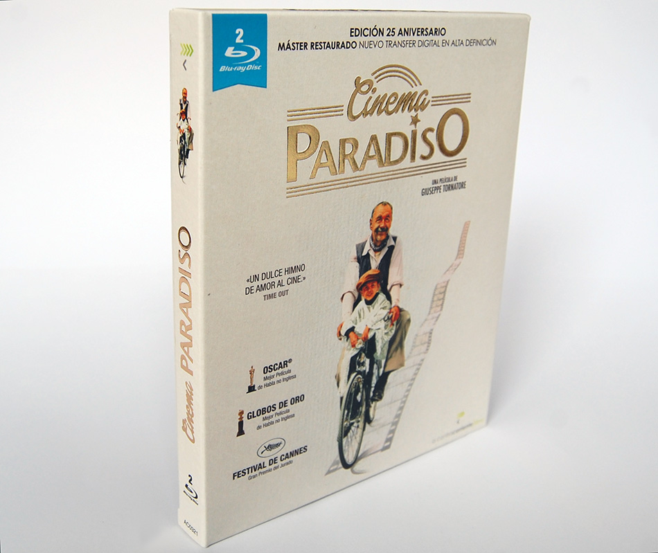 Fotografías del digipak de Cinema Paradiso en Blu-ray 1