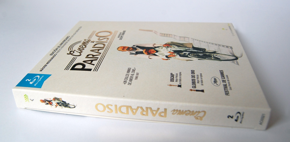 Fotografías del digipak de Cinema Paradiso en Blu-ray 2