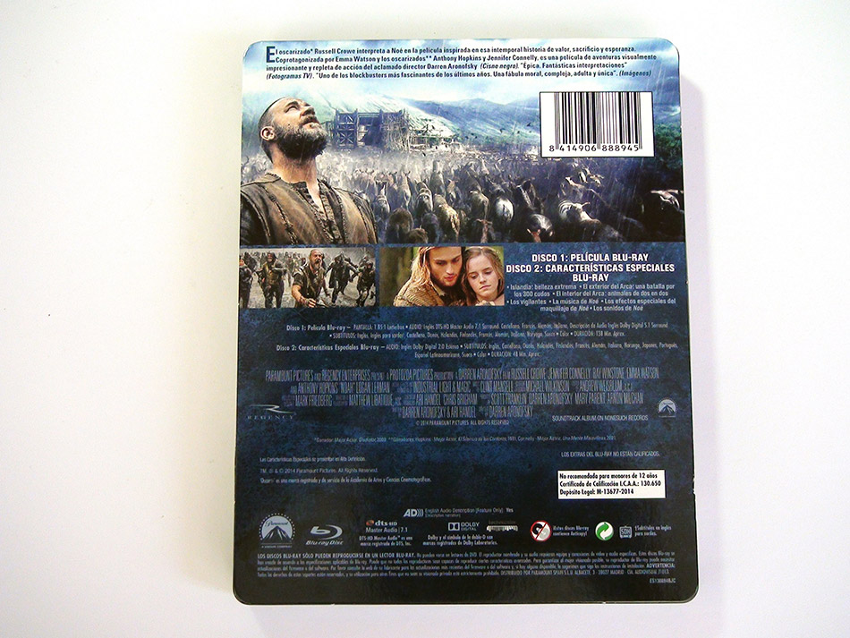 Fotografías del Steelbook de Noé en Blu-ray 6