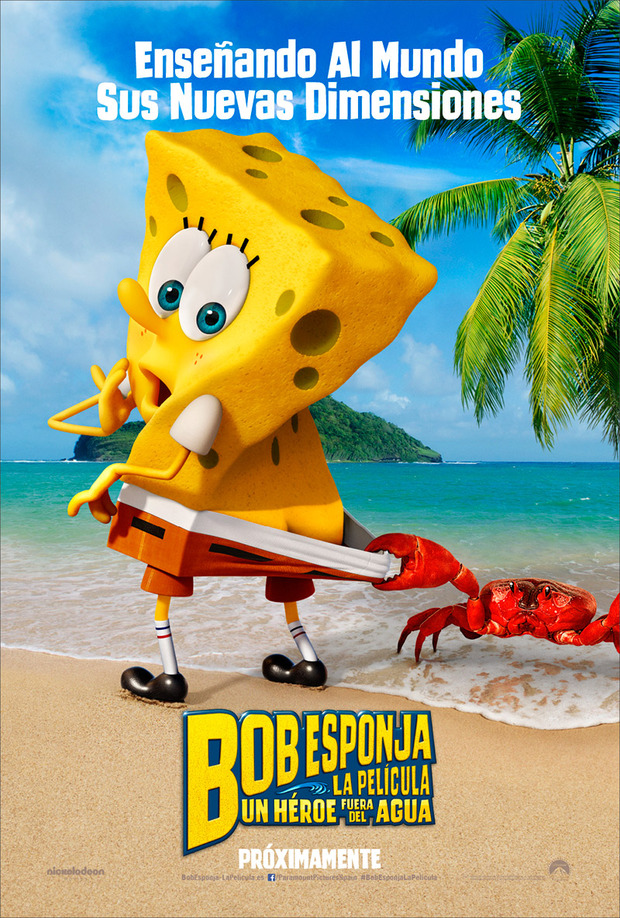 Tráiler de  Bob Esponja: Un Héroe fuera del Agua con Antonio Banderas