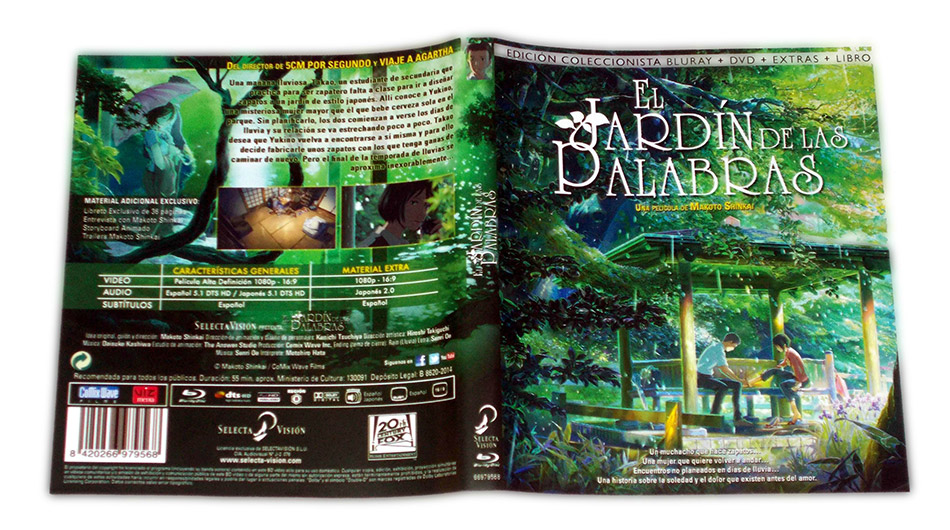 Fotografías de El Jardín de las Palabras edición coleccionista Blu-ray 9