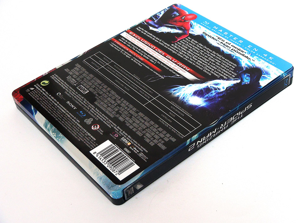 Fotografías del Steelbook de The Amazing Spider-Man 2 en Blu-ray 6