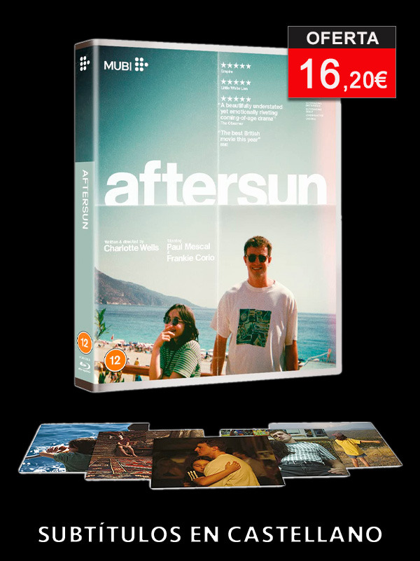 Aftersun en Blu-ray (inédita en España) con subtítulos en castellano