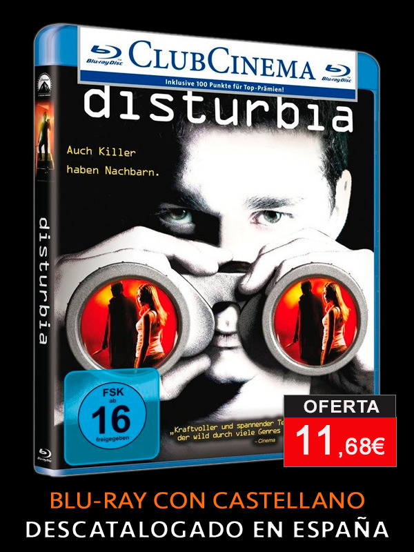 Disturbia en Blu-ray con castellano
