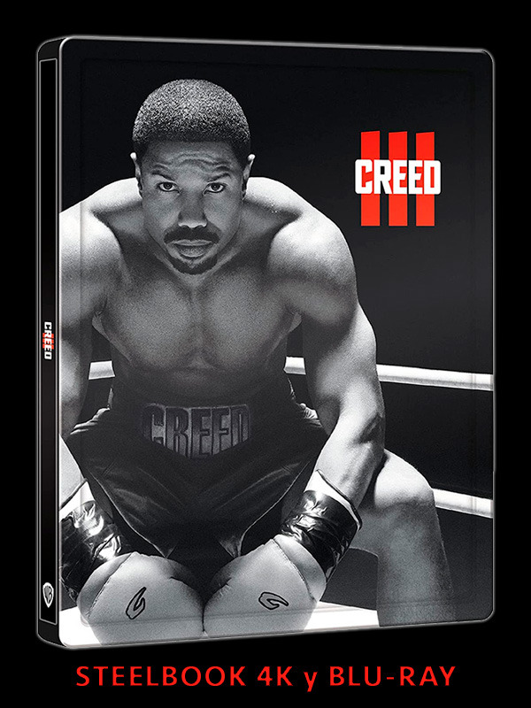 Steelbook de Creed III en UHD 4K y Blu-ray