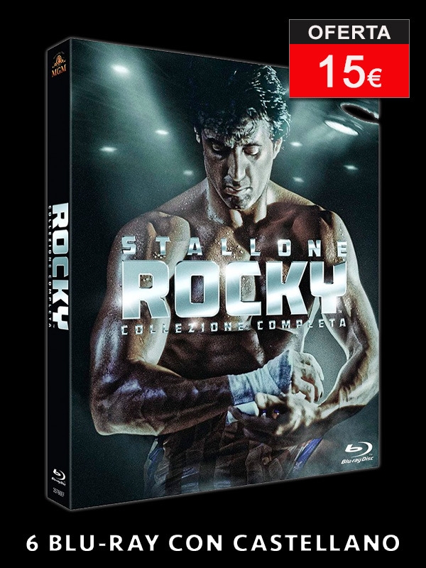 Pack de Rocky con las 6 películas en Blu-ray con castellano