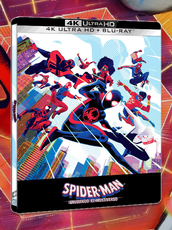 Steelbook de Spider-Man: Cruzando el Multiverso en UHD 4K y Blu-ray