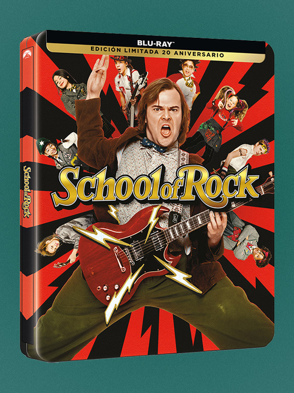 Steelbook de School of Rock (Escuela de Rock) en Blu-ray
