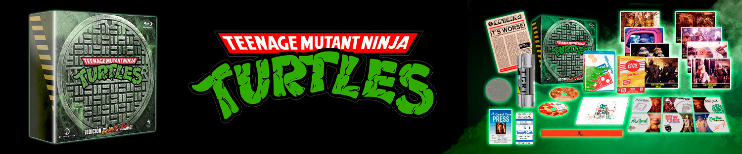 Edición Cowabunga con las películas originales de las Tortugas Ninja 1 y 2 en Blu-ray