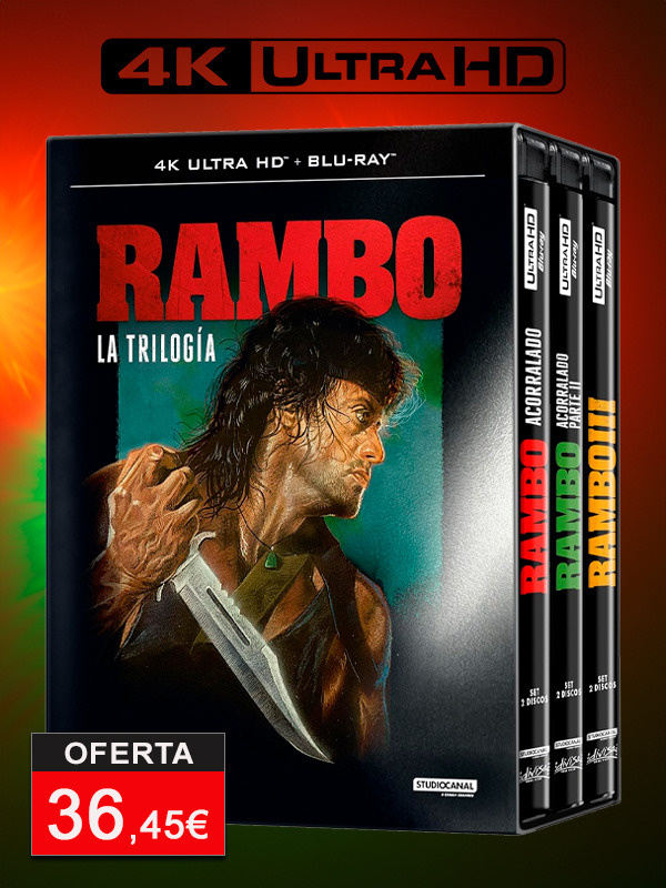 Rambo: La Trilogía por primera vez en UHD 4K