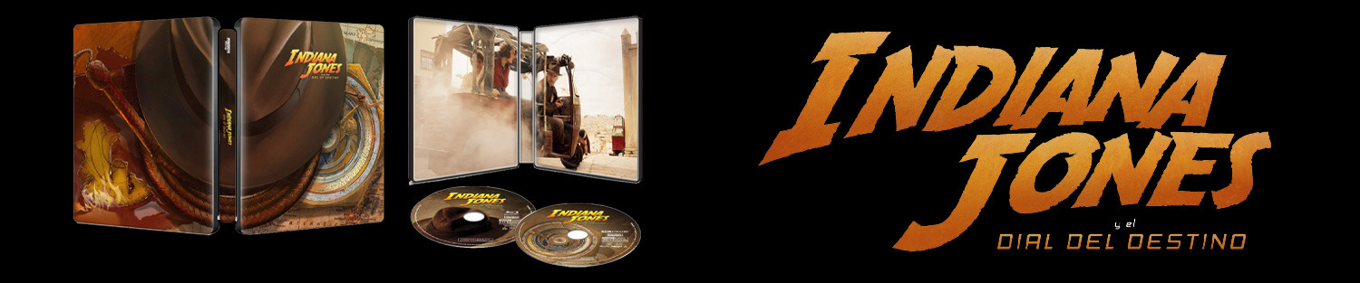 Steelbook de Indiana Jones y el Dial del Destino en UHD 4K y Blu-ray
