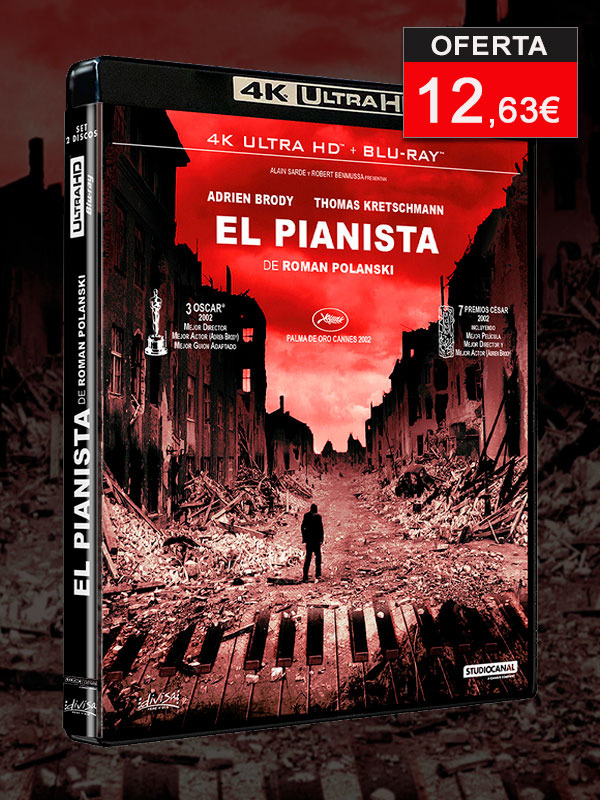 El Pianista en UHD 4K y Blu-ray