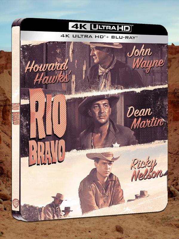 Steelbook de Rio Bravo en UHD 4K y Blu-ray