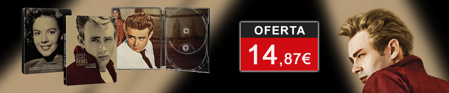 Steelbook de Rebelde sin Causa en UHD 4K y Blu-ray