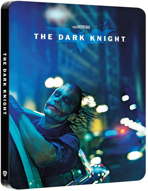 Steelbook de El Caballero Oscuro en UHD 4K y Blu-ray