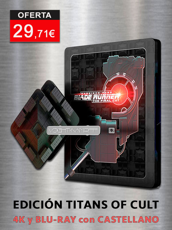  Edición francesa Titans of Cult con Steelbook de Blade Runner en UHD 4K y Blu-ray 