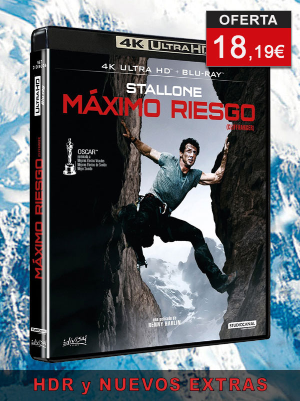 Máximo Riesgo en UHD 4K y Blu-ray
