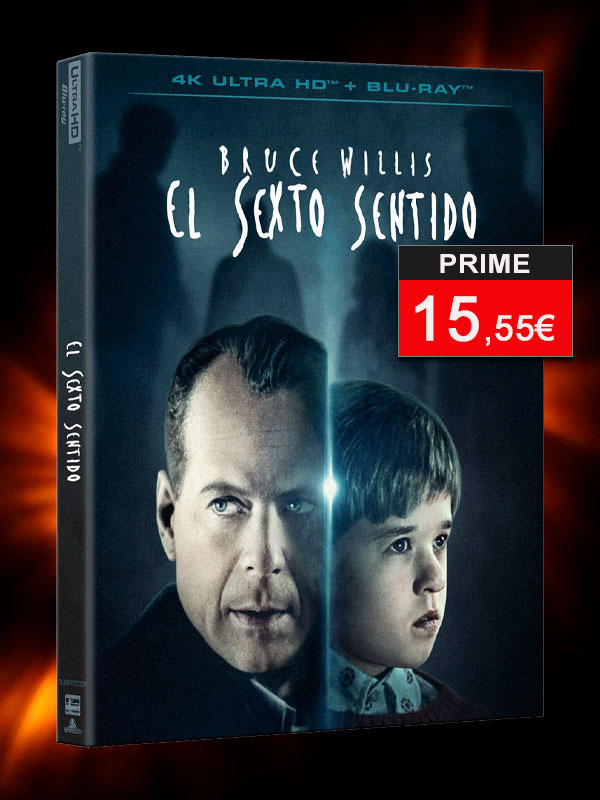El Sexto Sentido en UHD 4K y Blu-ray con funda