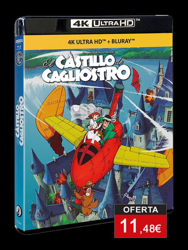 El Castillo de Cagliostro en UHD 4K y Blu-ray
