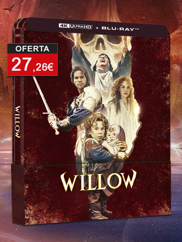 Steelbook de Willow en UHD 4K y Blu-ray