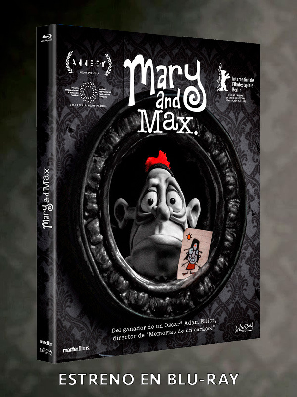 Mary and Max en Blu-ray con funda