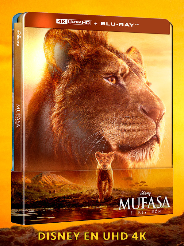 Steelbook de Mufasa: El Rey León en UHD 4K y Blu-ray