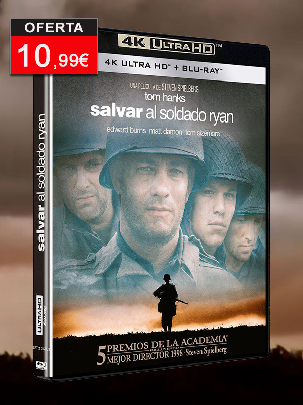 Salvar al Soldado Ryan en UHD 4K y Blu-ray