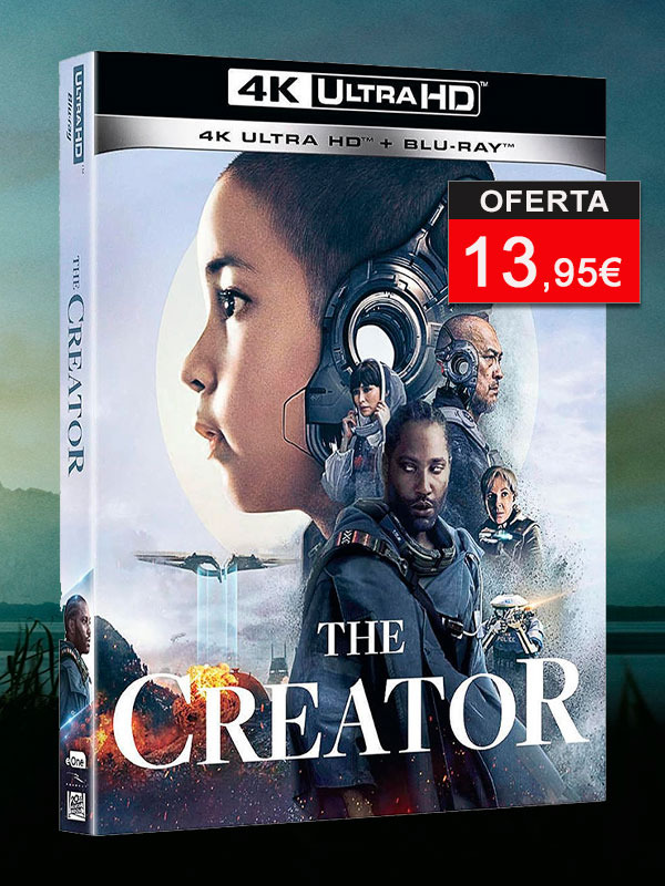 The Creator en UHD 4K y Blu-ray con funda